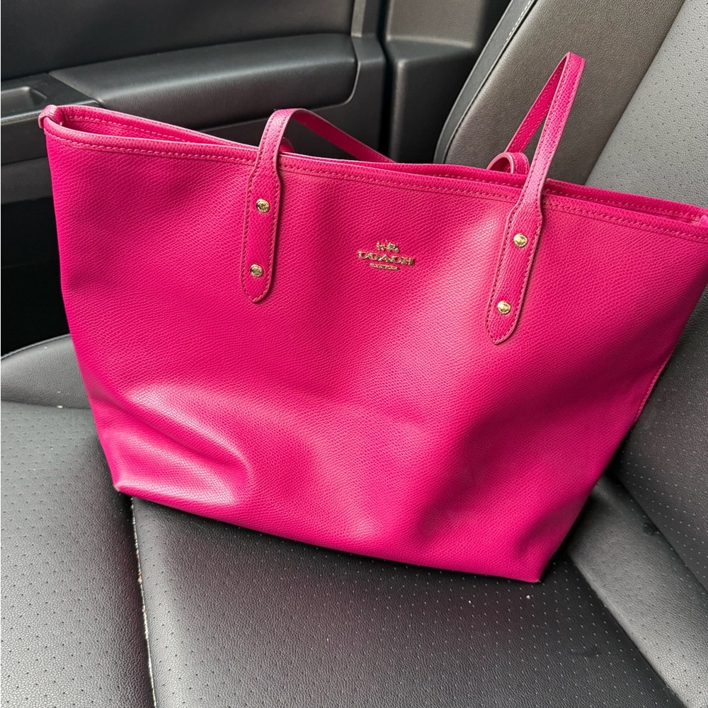 Coach Pink Tote Bag